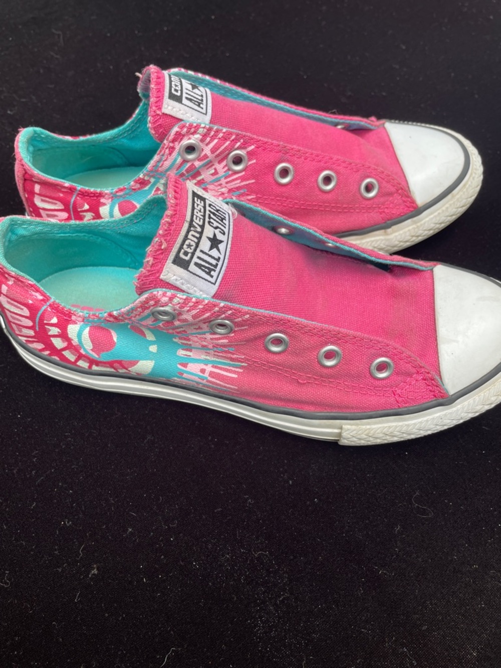 Converse Chuck Taylor All Star Paint Splatter Sneaker 647625F sz 3 nice!